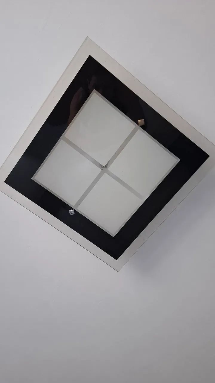 Luminária Plafon de Teto Quadrada Moderna