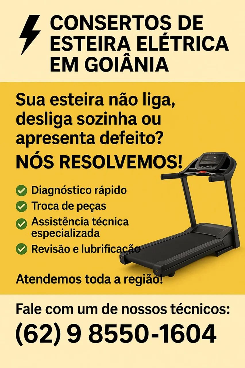 Conserto de esteira elétrica 