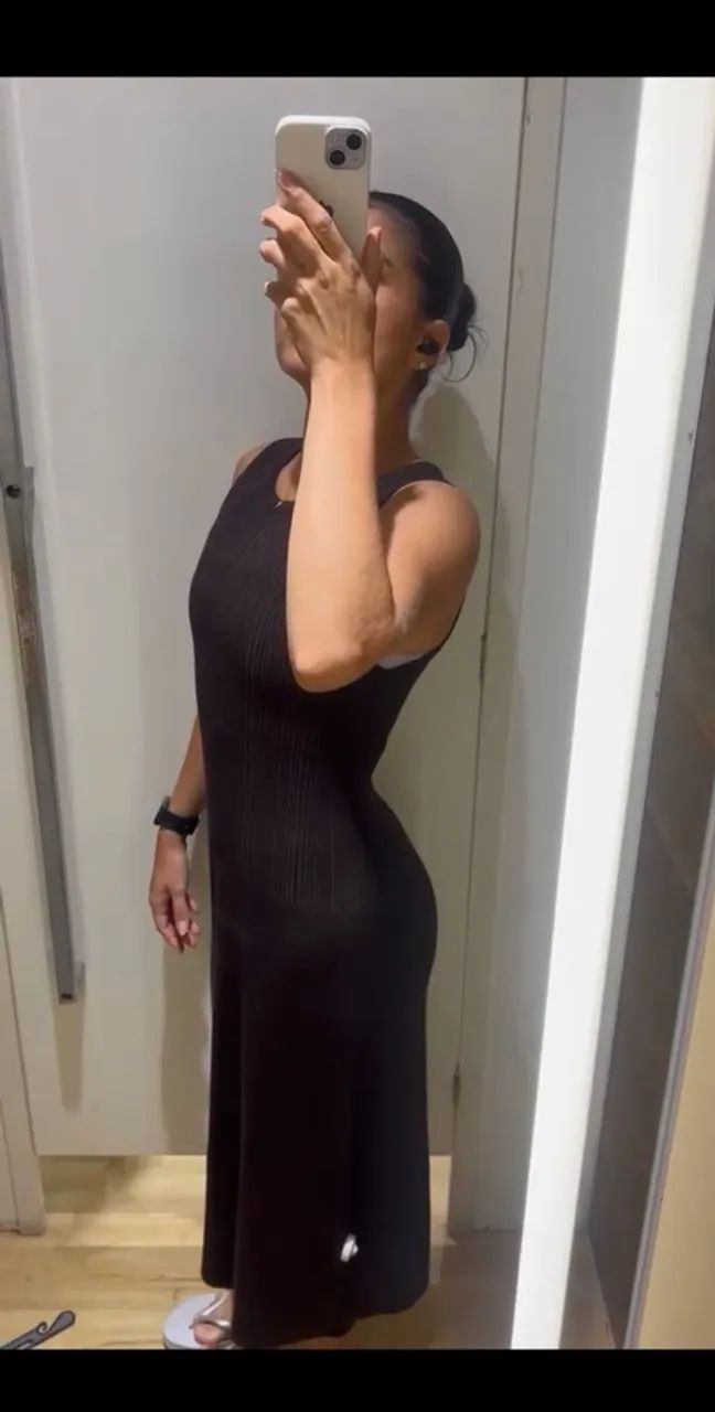 Vestido na cor marrom - Foto 3
