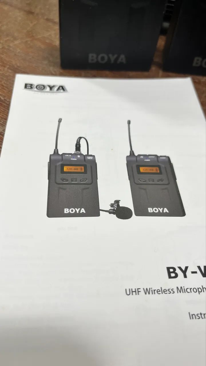 Microfone Boya BY WM6 usado - Foto 2