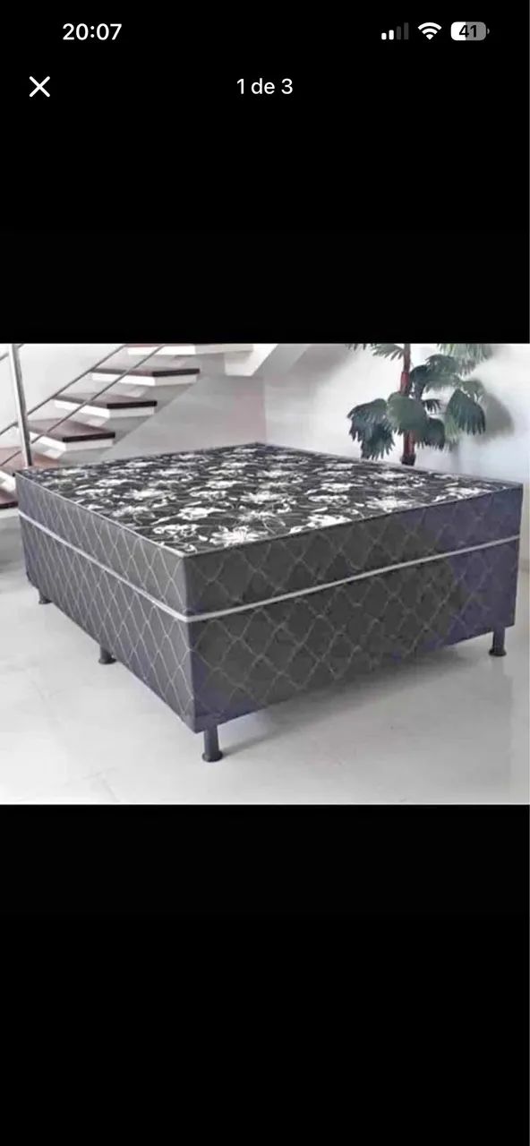 Cama box de casal novas  - Foto 4