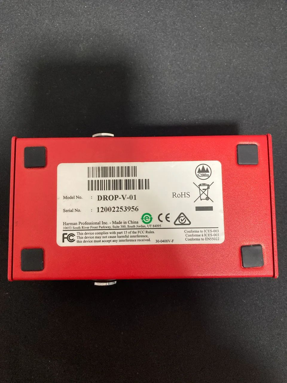 Pedal de efeito DigiTech drop vermelho - Foto 2