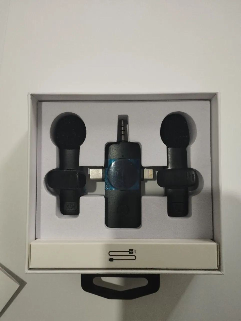 Microfone de lapela K15 eletro Mex, 3 em 1 - Foto 2