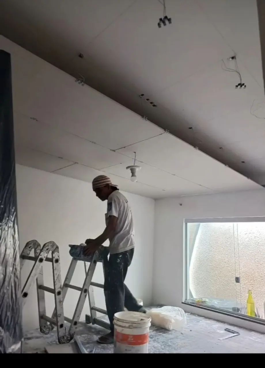 Rebaixamento de teto de pvc ,e gesso *