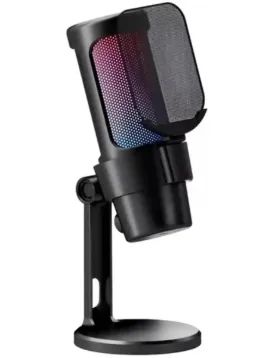 Microfone Condensador Usb Gamer C/ Led Rgb Podcast E Stream - Foto 4