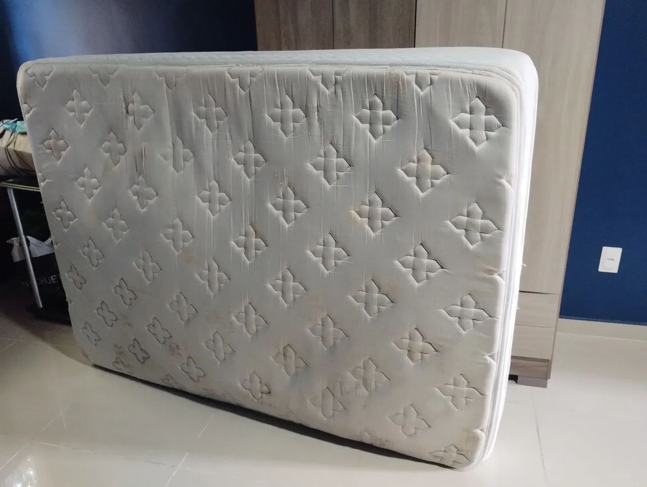 Cama de casal completa,em bom estado de conservação! - Foto 5
