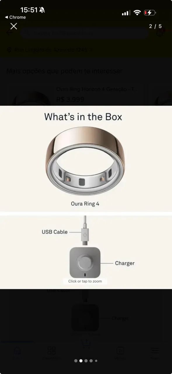 Oura Ring última geração 