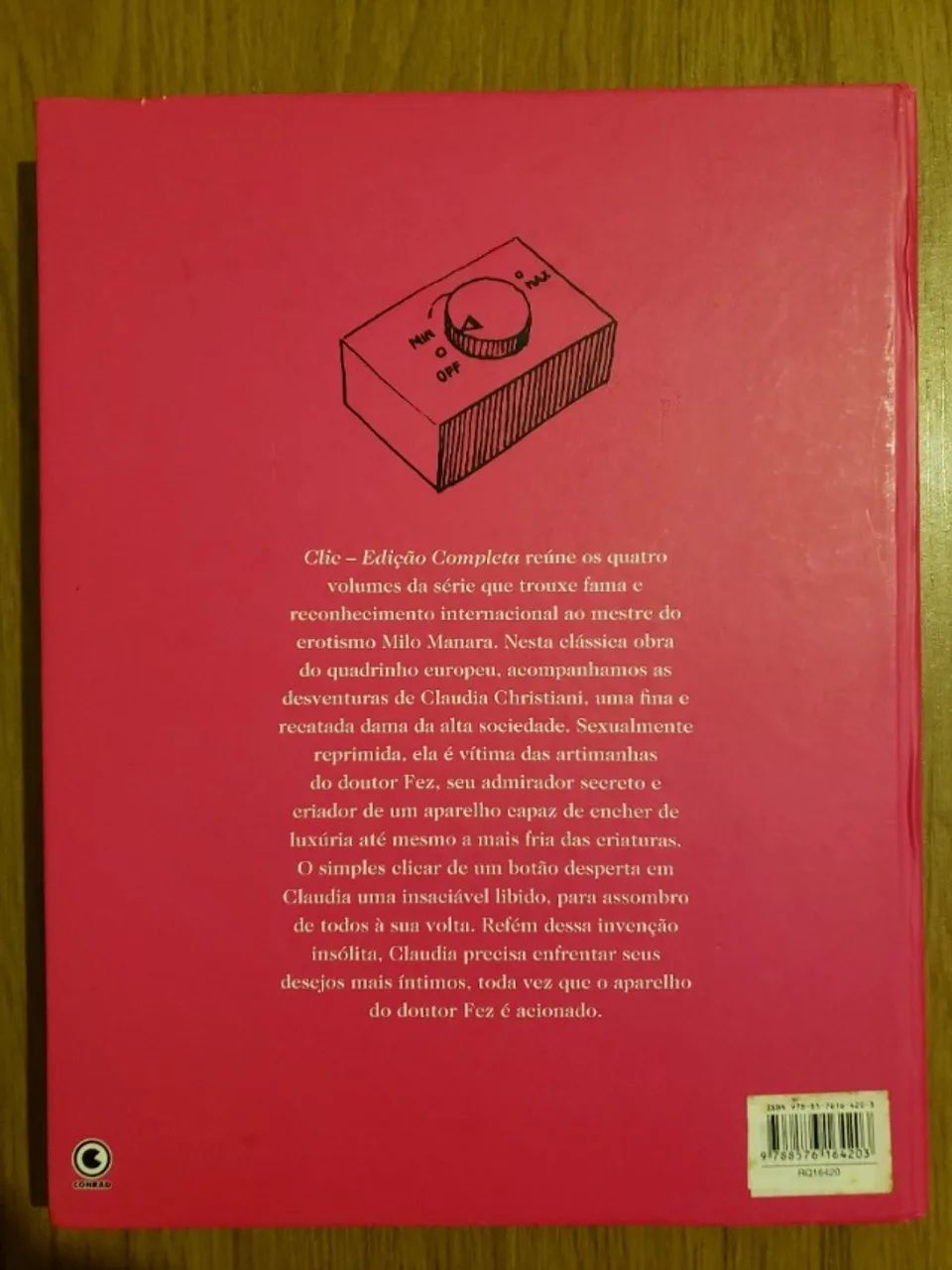 HQ Clic (Milo Manara) - Ed. Definitiva - Editora Conrad - Foto 2