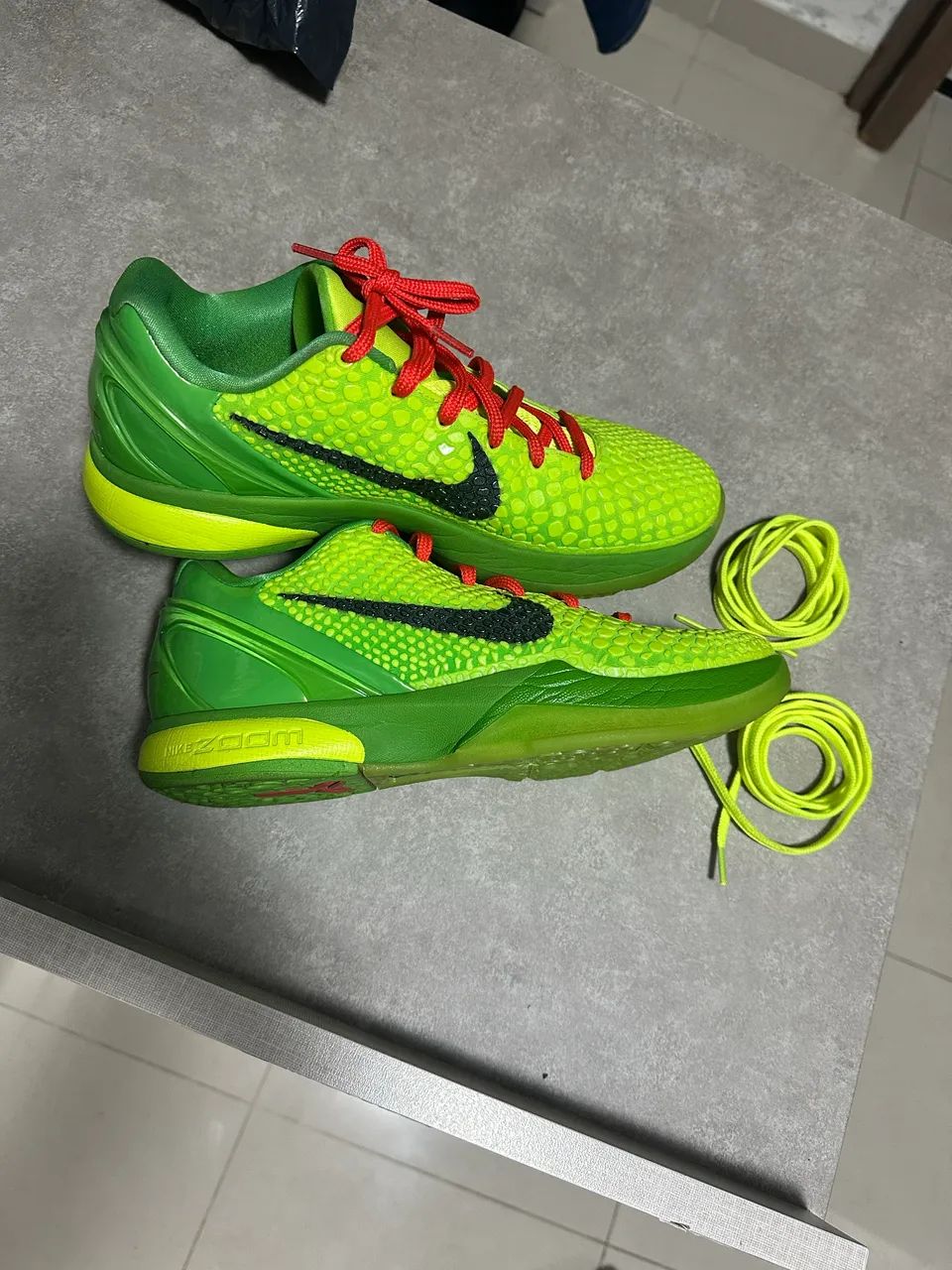 Nike Kobe 6 Protro Grinch Green Apple - Foto 2