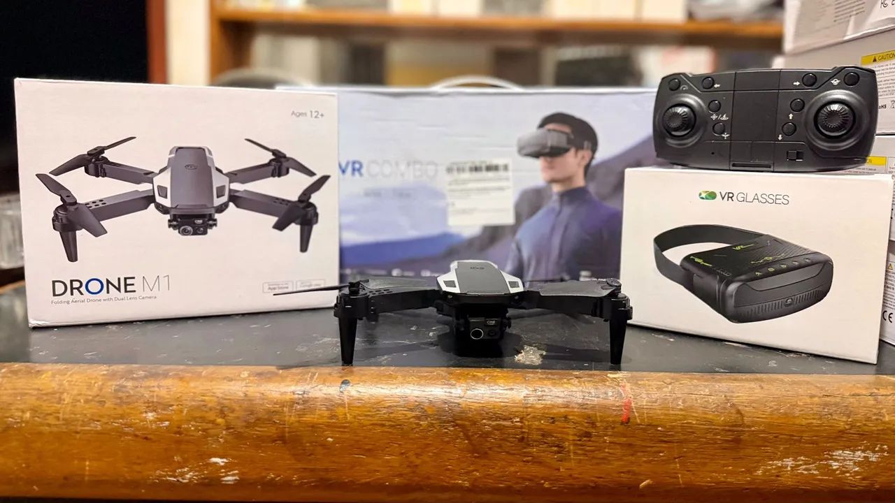 DRONE M1 COM CAMERA E ÓCULOS VR - Foto 3