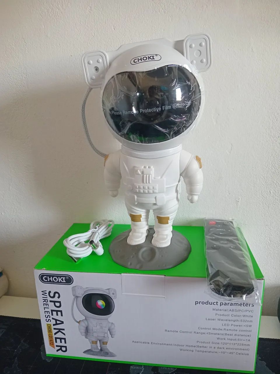 Projetor de estrelas e galáxias astronauta com controle remoto / PREÇO IMBATÍVEL  - Foto 2