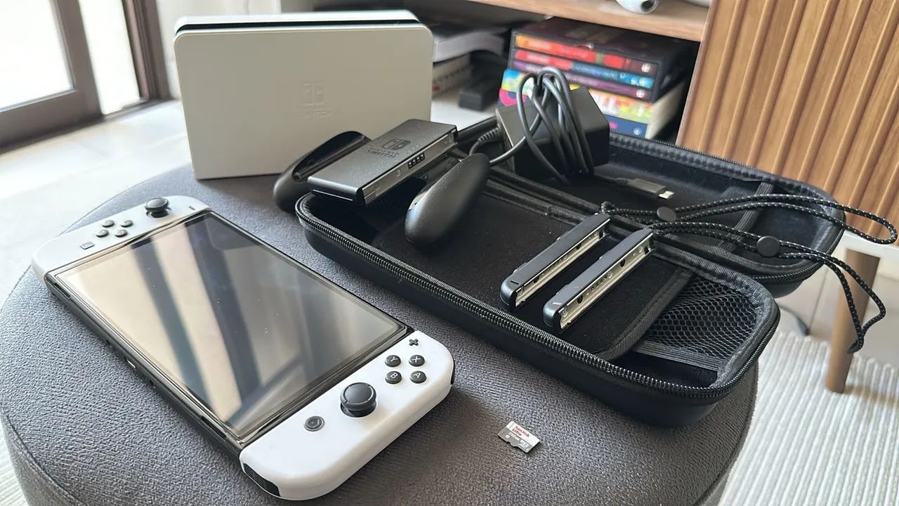 NINTENDO SWITCH 1 OLED + ACESSÓRIOS  - Foto 2