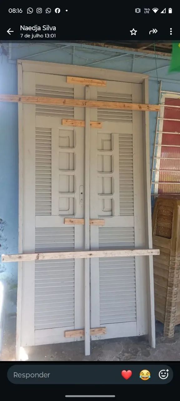 Porta de Madeira - Portas e Janelas - Socorro, Jaboatão dos