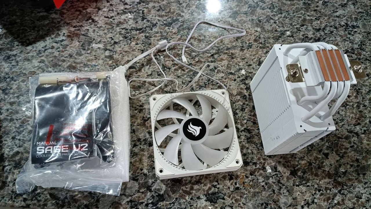 Cooler Pichau Sage V2 White RGB