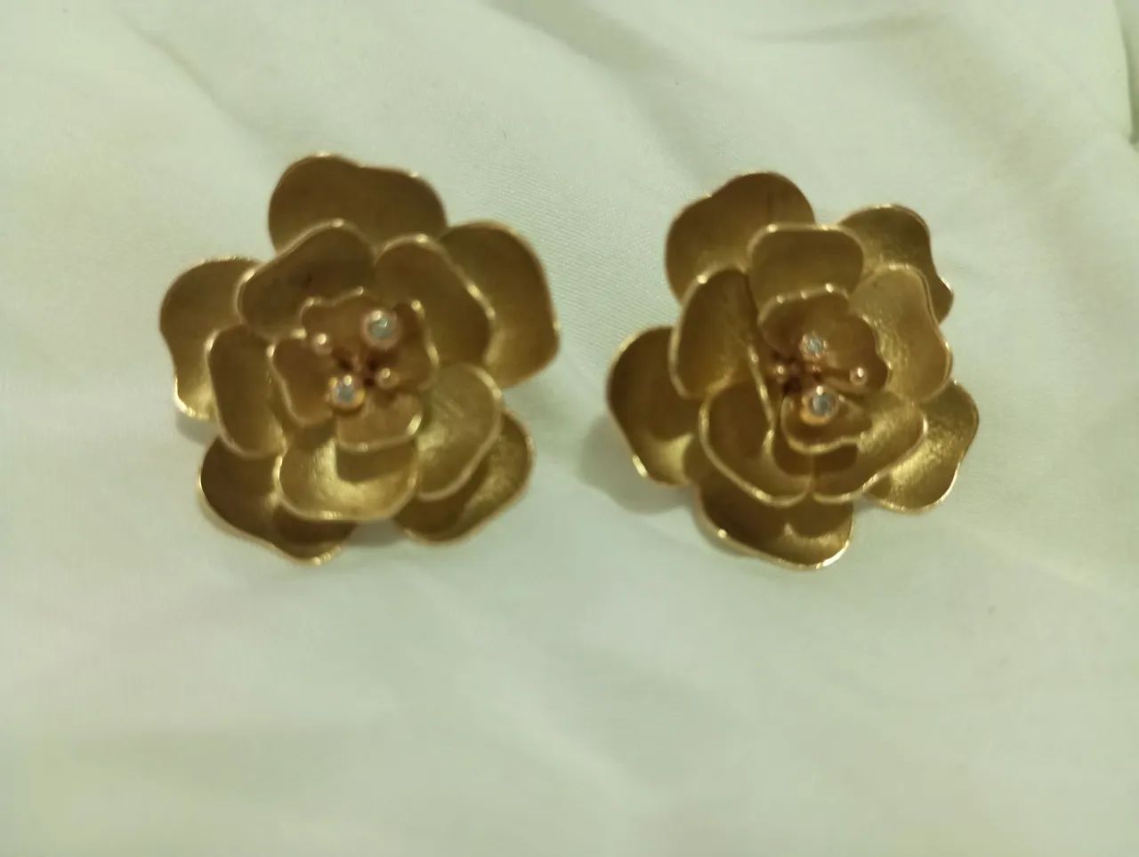 brincos ouro 18 alta joalheria - Foto 2