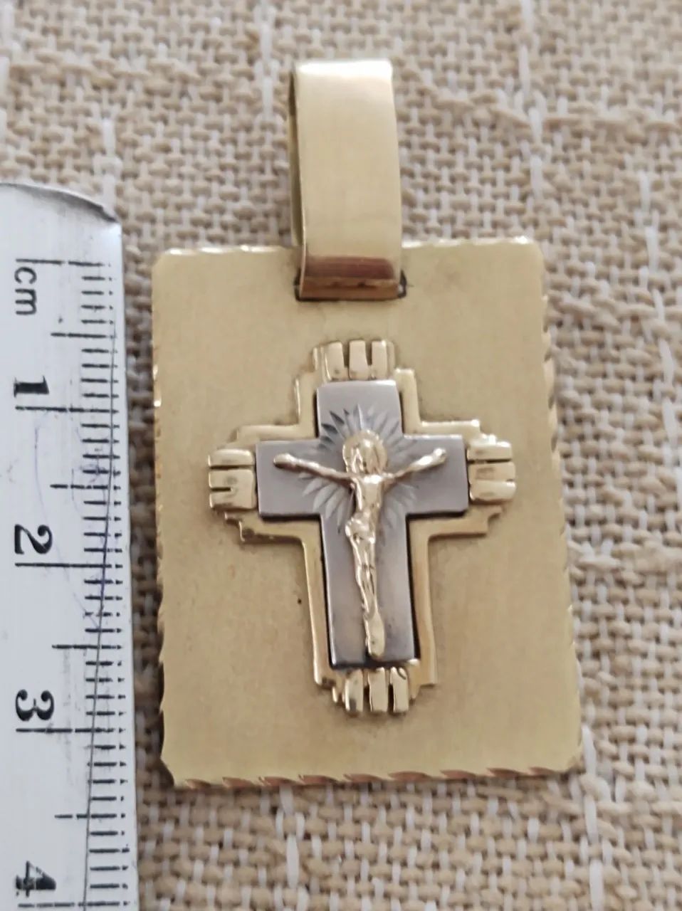 Pingente Ouro 18k - Placa Maciça  - Foto 2