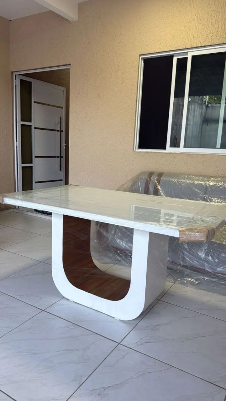 Mesa de Jantar Retangular Luxo Entrega Grátis Fortaleza  - Foto 5