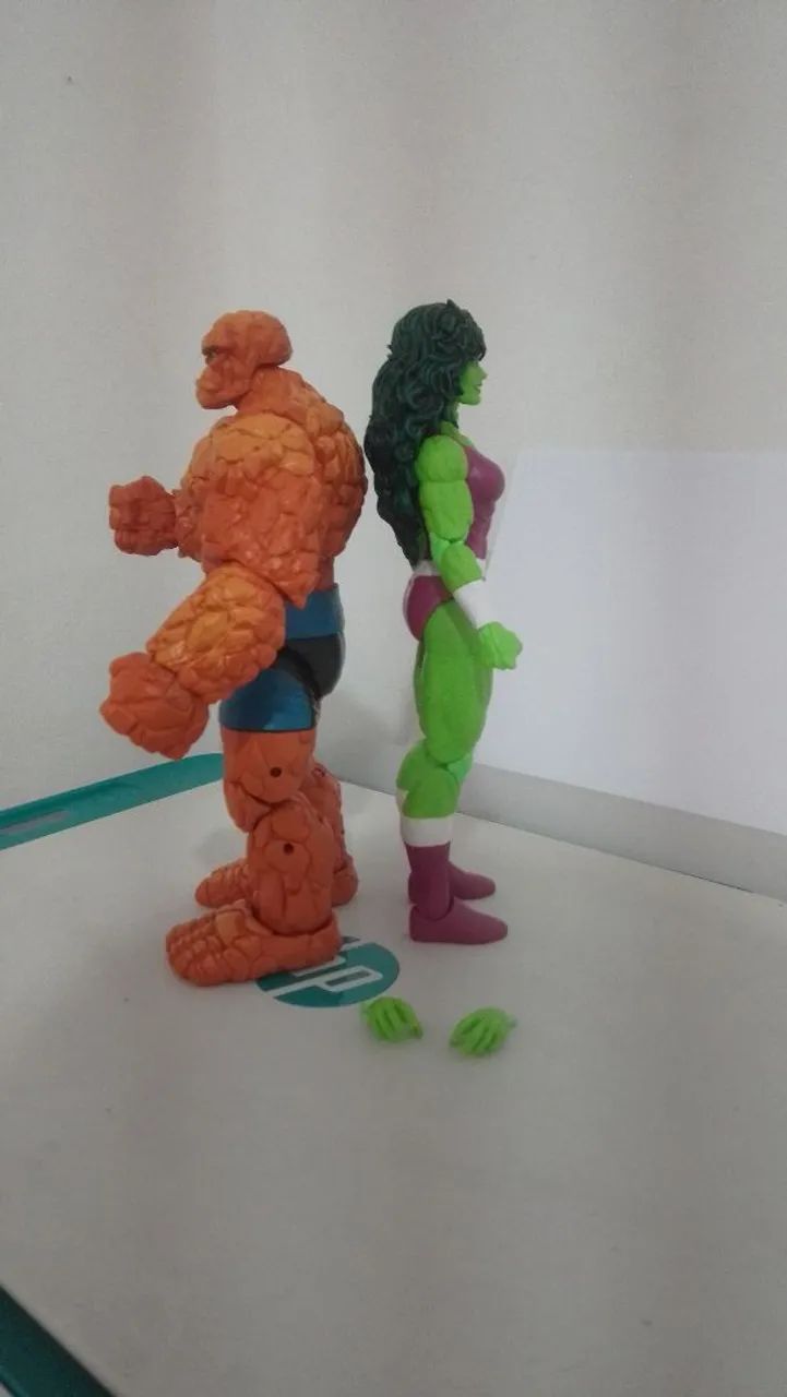 Lote O Coisa e She - Hulk Marvel legends! - Foto 2