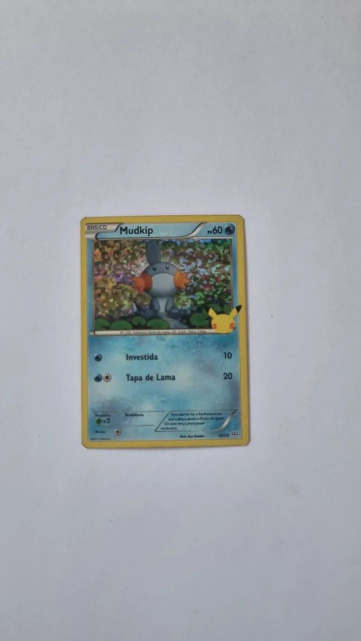 Carta Pokémon MUDKIP - ORIGINAL  - Foto 2