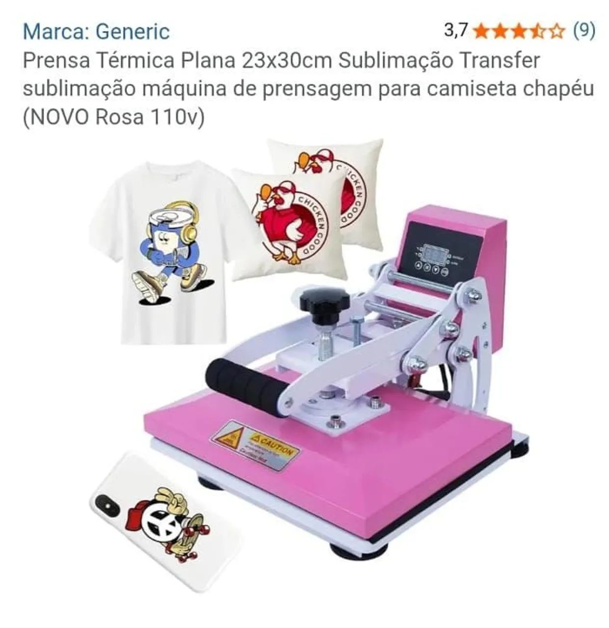 Impressora e máquina de sublimação 