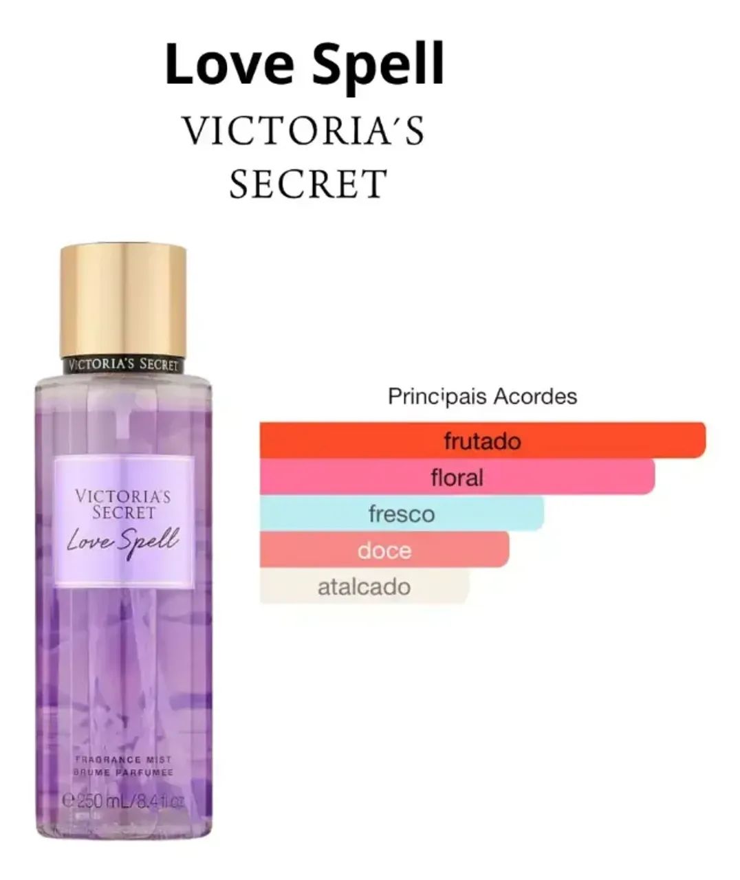 Victoria's Secret Love Spell - Body Splash 250ml - Foto 4