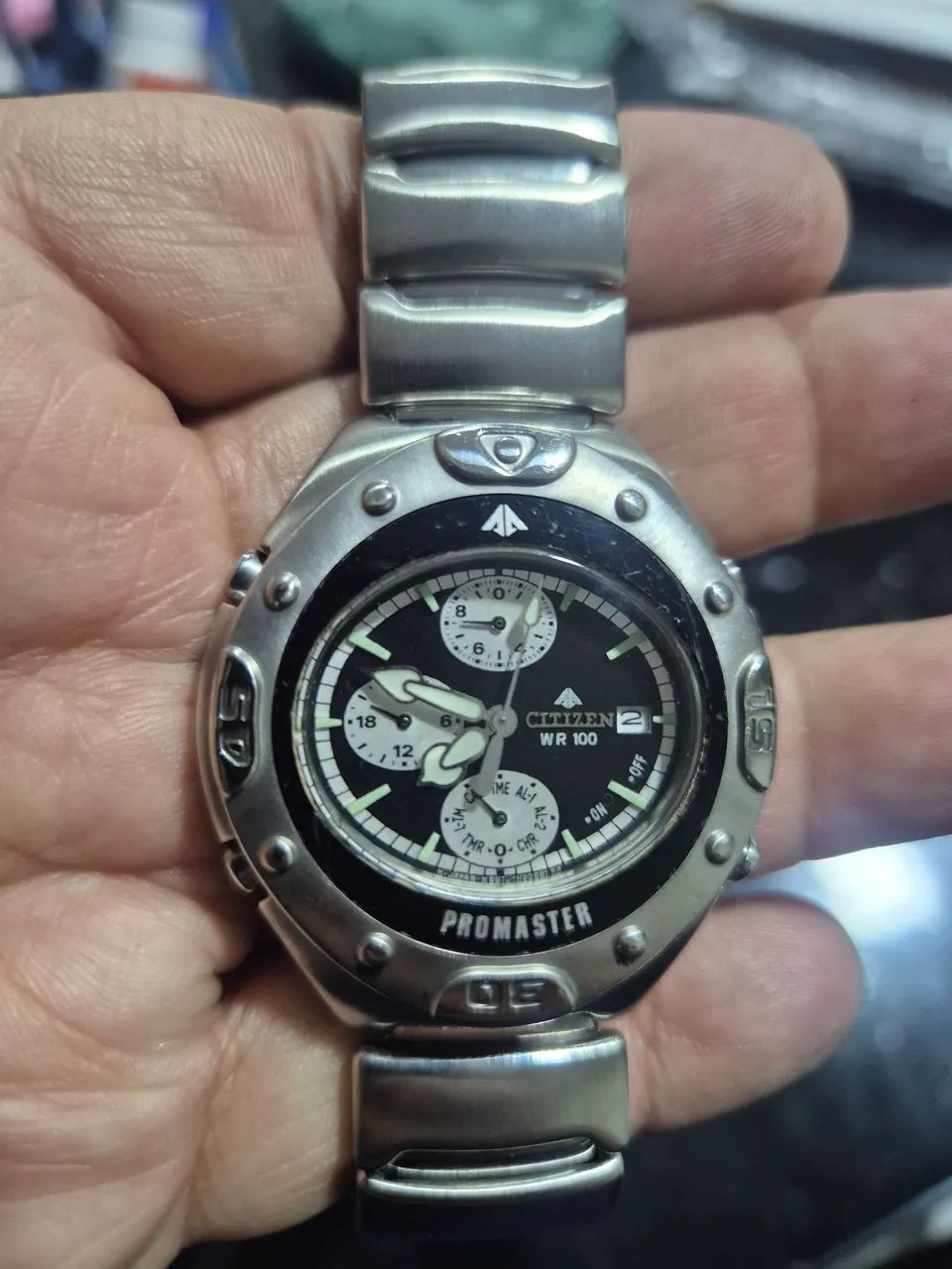 Relógio CITIZEN PROMASTER  6870   -   100 METROS  -   FUNCIONA PERFEITAMENTE - Foto 3