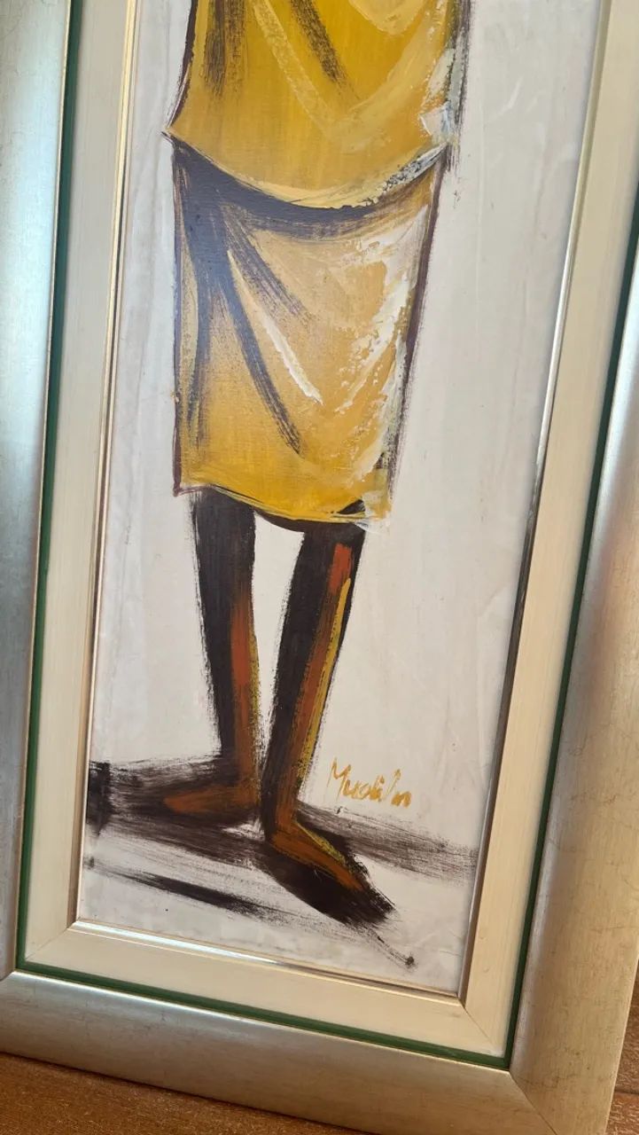 Quadro Angolano com moldura - Foto 2