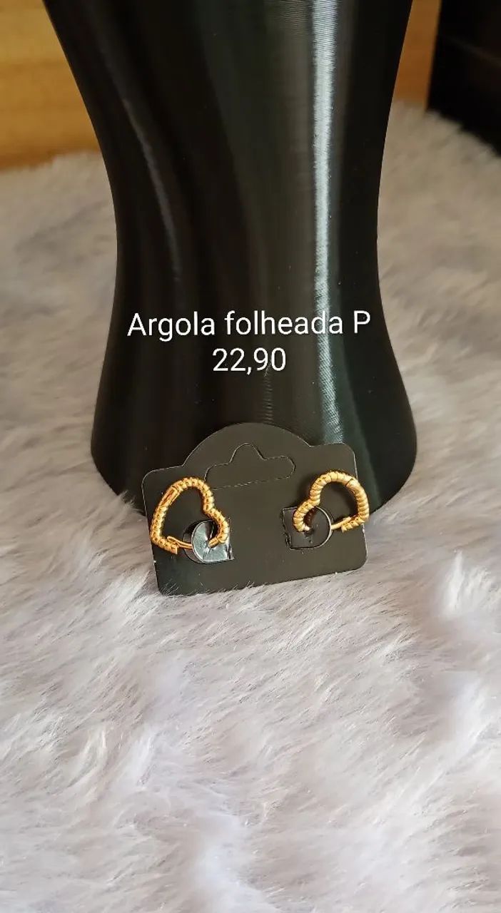 Brincos folheados - Foto 2