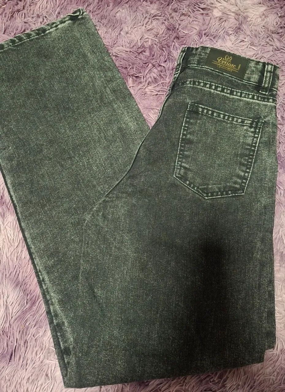 Calça Jeans Wide Leg com Brilho - Foto 4