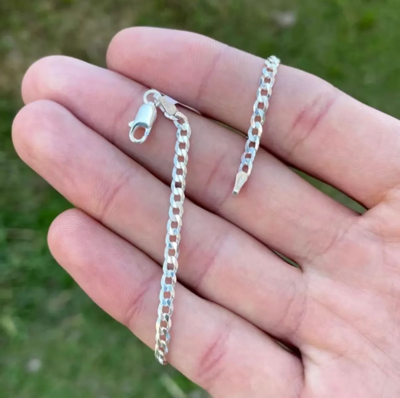 Pulseira Prata 925 Masculina/Feminina Nova