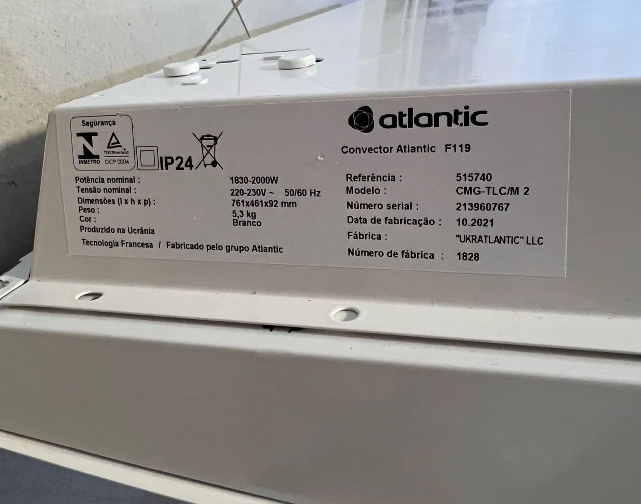 aquecedor marca atlantic - Foto 3