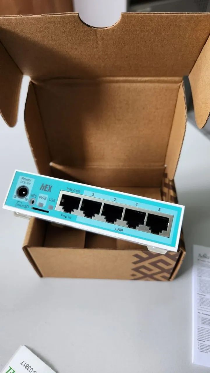 ROTEADOR ROUTER BOARD RB750GR3 hEX Mikrotik - Foto 6