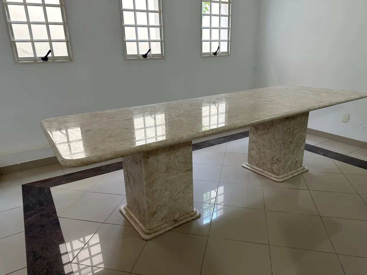 Mesa em mármore travertino  - Foto 3