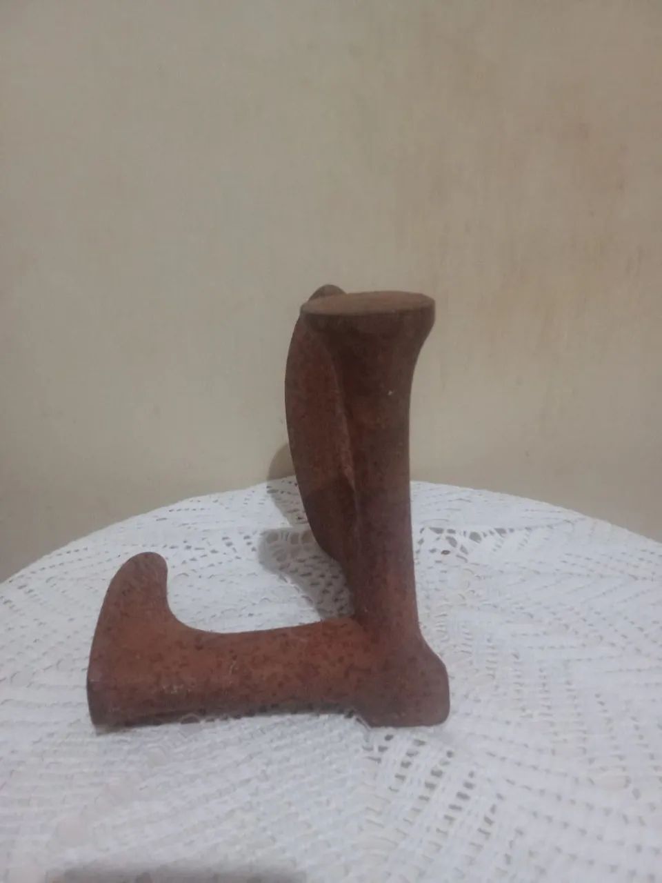Pé de ferro antigo sapateiro  - Foto 2