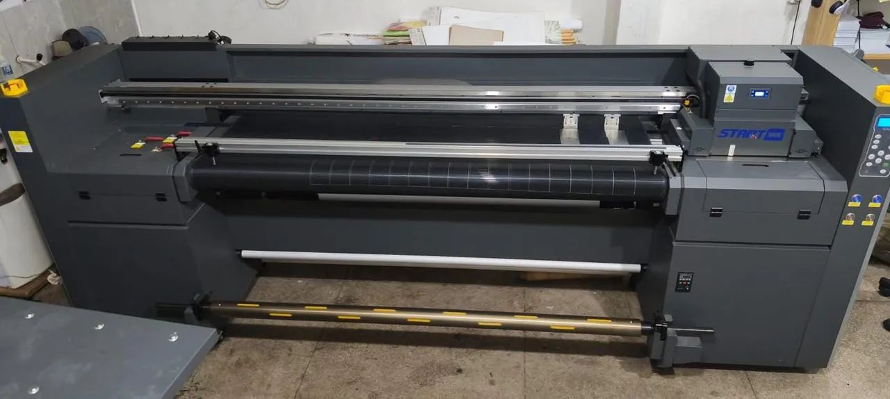 Plotter híbrida UV com 3 cabeças i3200  - Foto 3