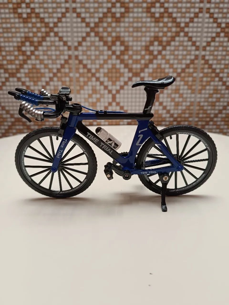 Decoração Bicicleta Time Trial Articulada Azul Escuro - Foto 2