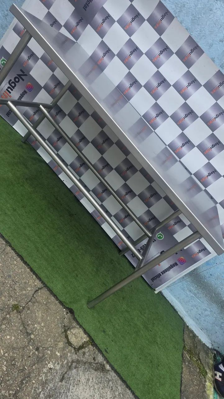 Mesa industrial inox 304 bancada reforçada  - Foto 4