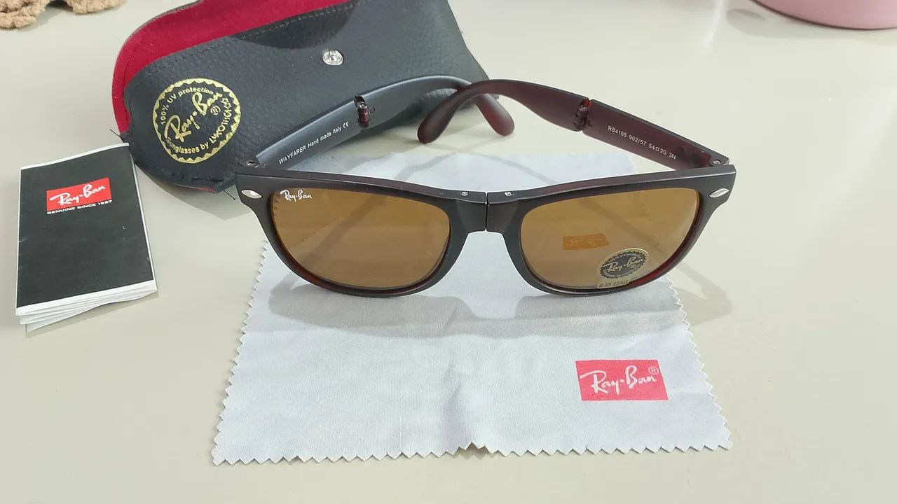 Óculos Ray-ban dobrável - Foto 2