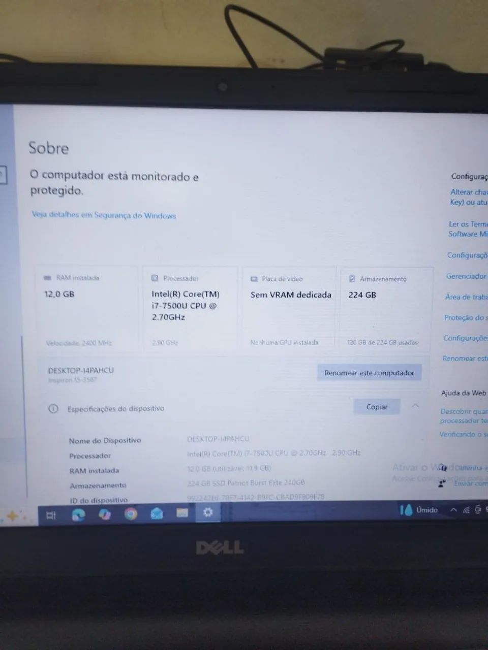 Vendo notebook dell Inspiron 15 - Foto 4