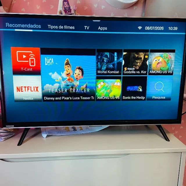 TV Toshiba 32 polegadas em perfeito estado, qualidade em imagem, vem com controle remoto. - Foto 4