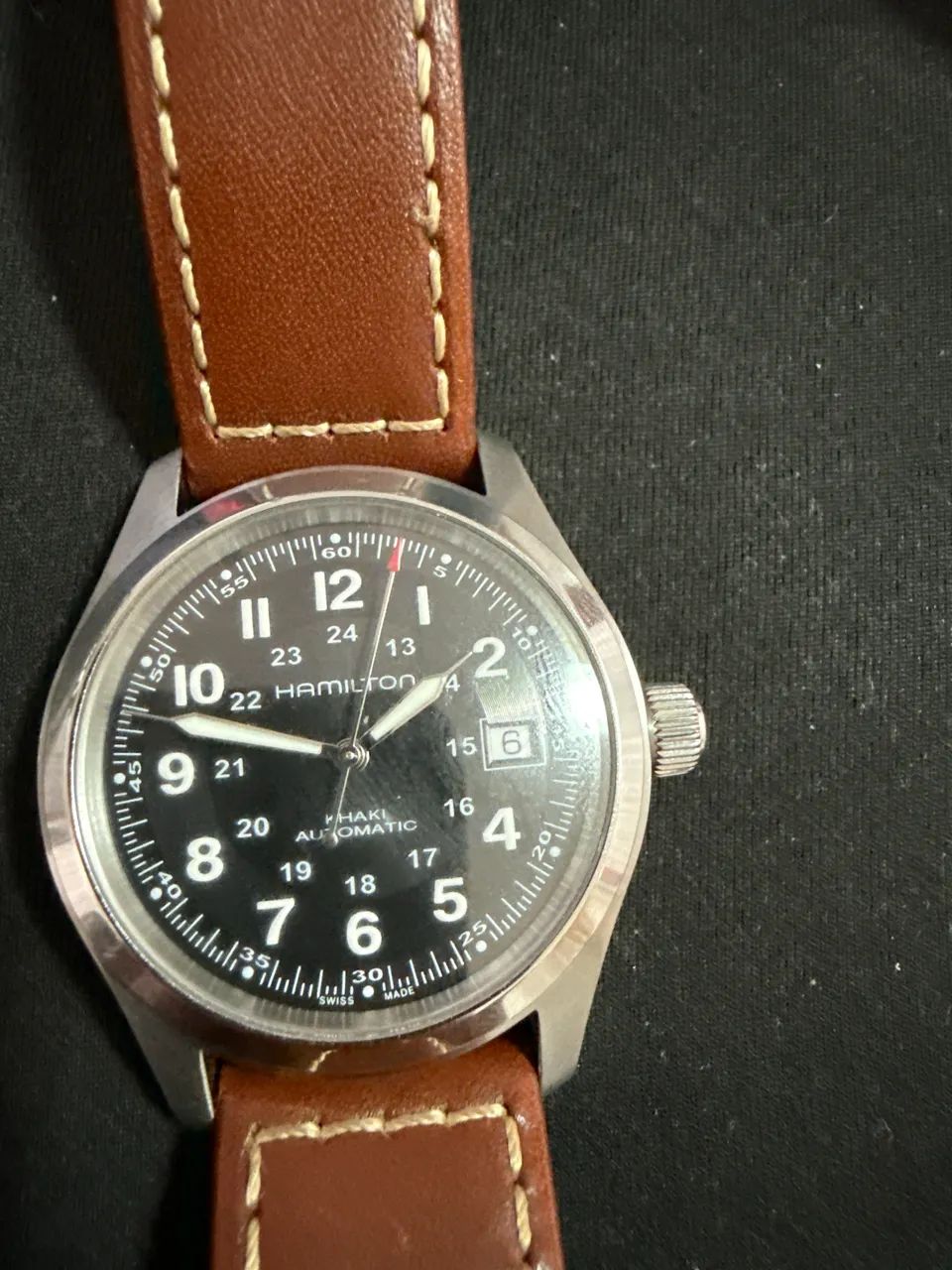 RELÓGIO Hamilton Khaki Field 38MM 2 PULSEIRAS ORIGINAIS - Hobbies