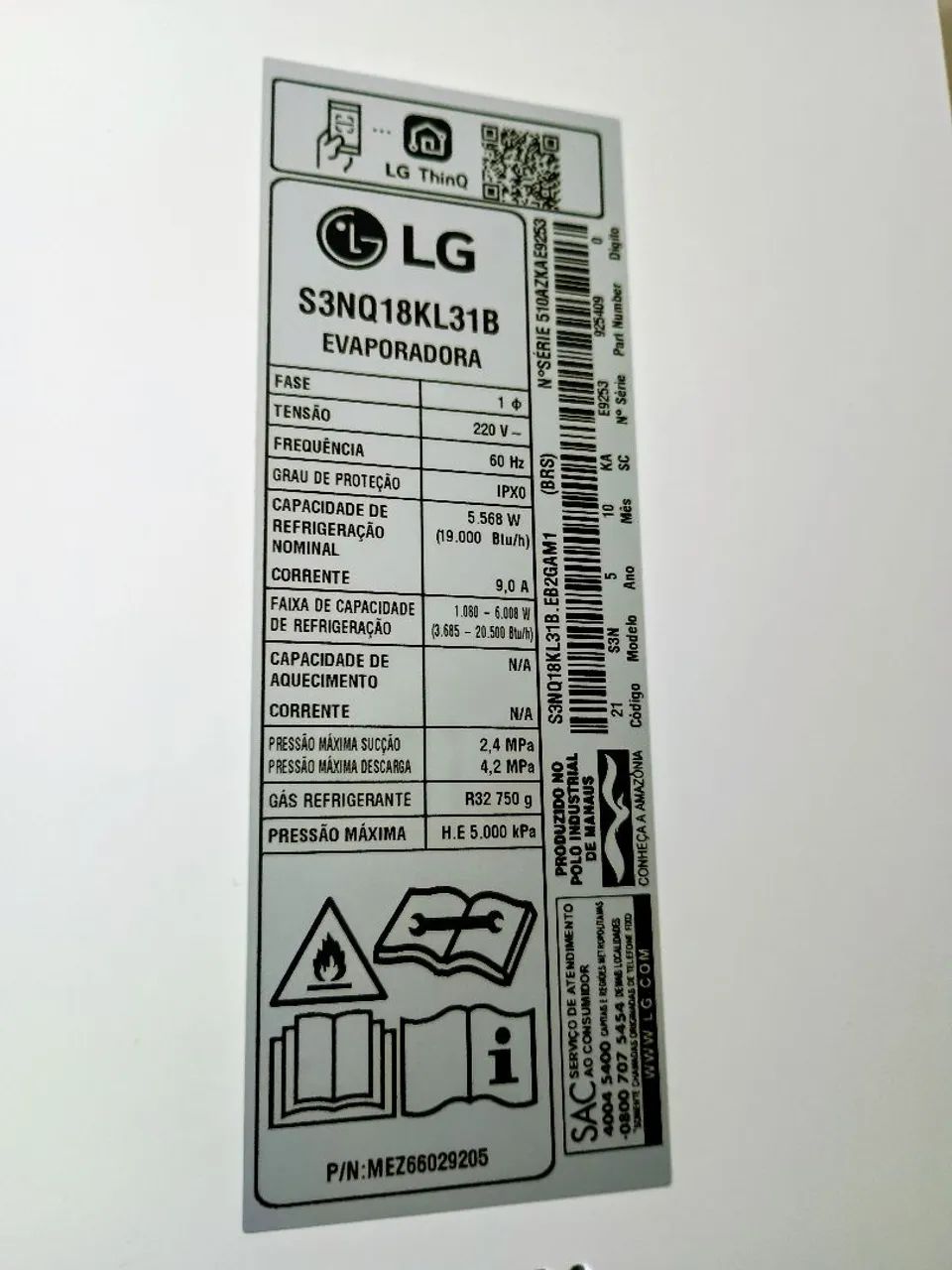 Ar condicionado split LG 18000 BTUs  - Foto 5