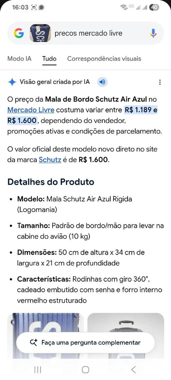Mala de bordo luxo Schutz Nova com Etiqueta  - Foto 5