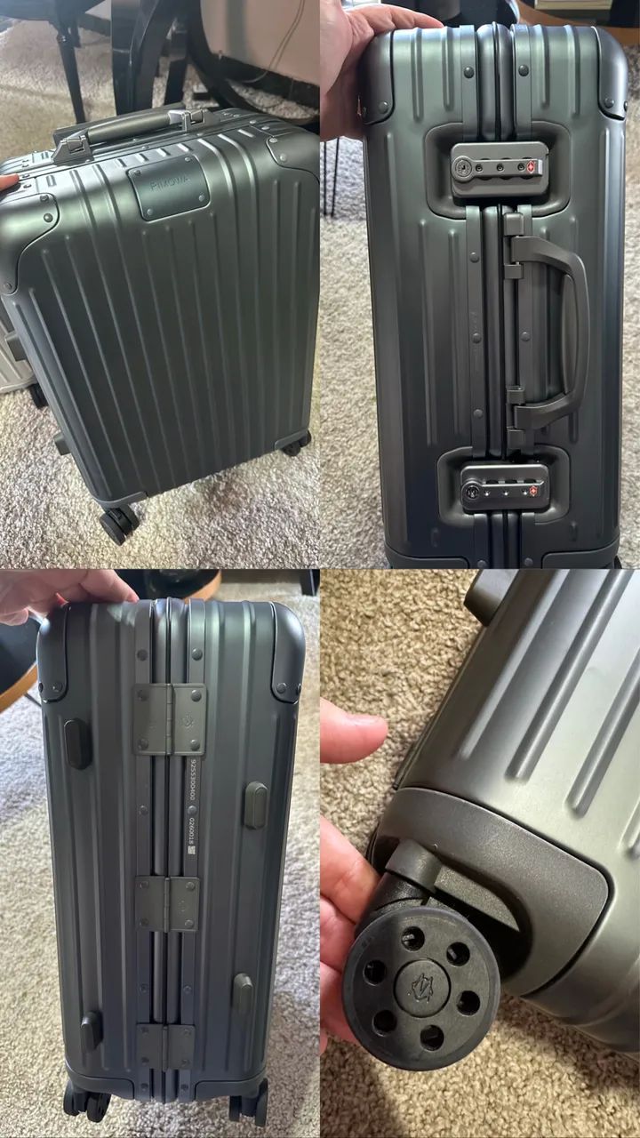 Mala Rimowa em alumínio cinza chumbo  - Foto 3