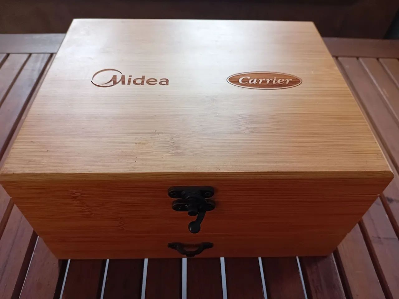 Kit abridor de vinho com caixa madeira  - Foto 4