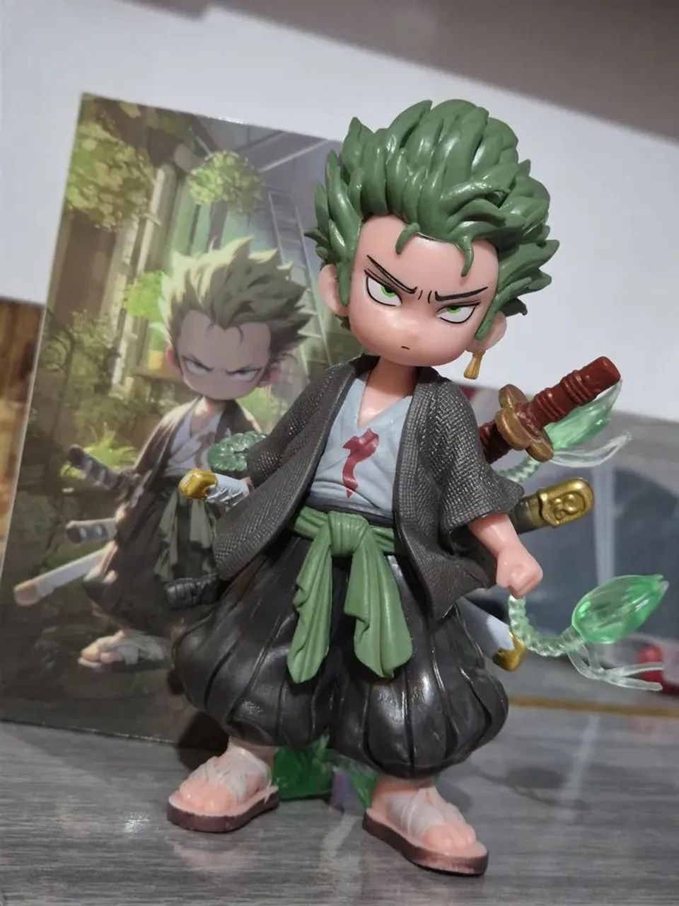 Boneco One Piece Roronoa Zoro Anime Coleção  - Foto 2