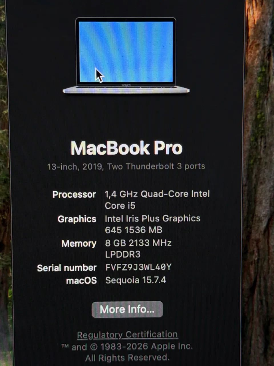 MacBook Pro 13? 2019 - Intel Core i5 | 8GB RAM | 128GB SSD | Touch