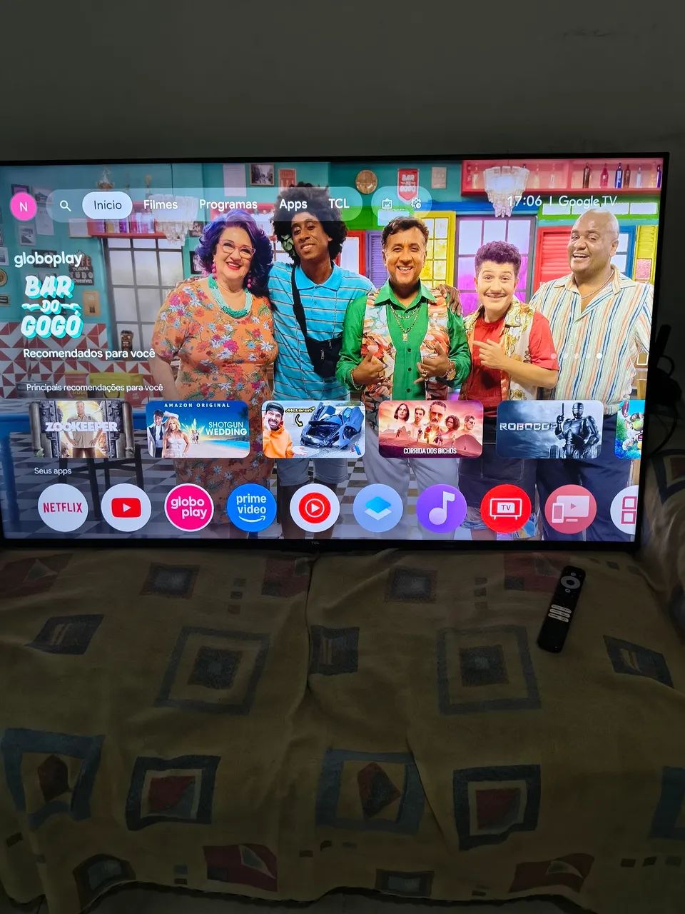  smart 55 TCL Google Android bordas infinita top