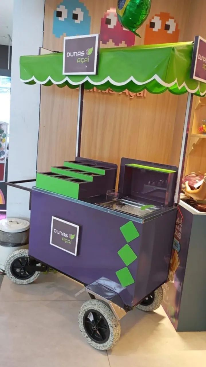 Carrinho para açaí novo pra vender 