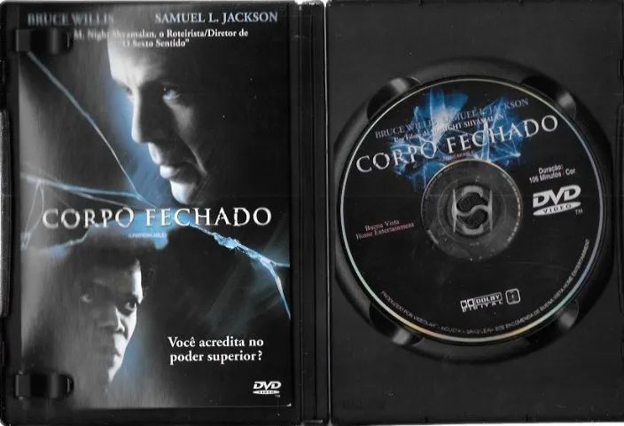 DVD: Corpo Fechado (c/ Bruce Willis & Samuel L. Jackson) de M